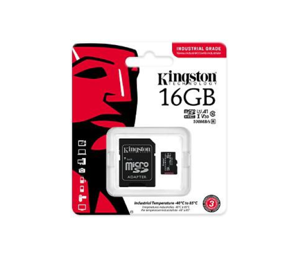 Kingston 16GB microSDHC Industrial C10 A1 pSLC - 675818 - zdjęcie 3